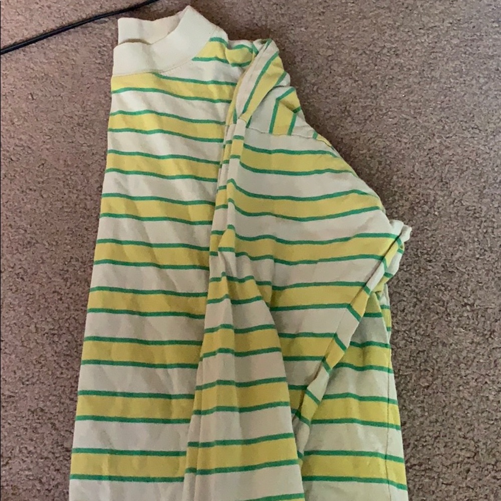 long sleeved stripped shirt